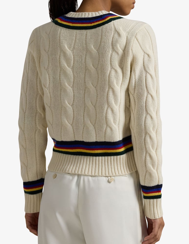 Polo Ralph Lauren Maglia da cricket in lana e cashmere - immagine 3 Polo Ralph Lauren Maglia da cricket in lana e cashmere - immagine 3
