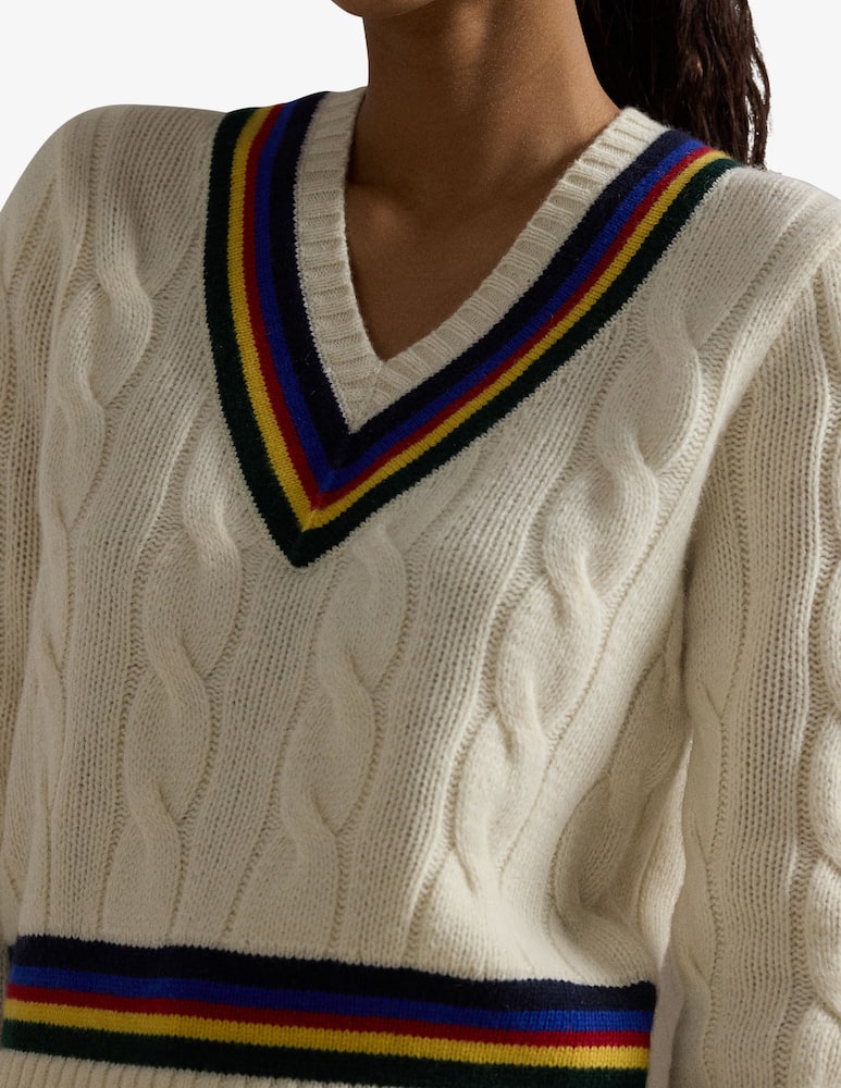 Polo Ralph Lauren Maglia da cricket in lana e cashmere - immagine 4 Polo Ralph Lauren Maglia da cricket in lana e cashmere - immagine 4