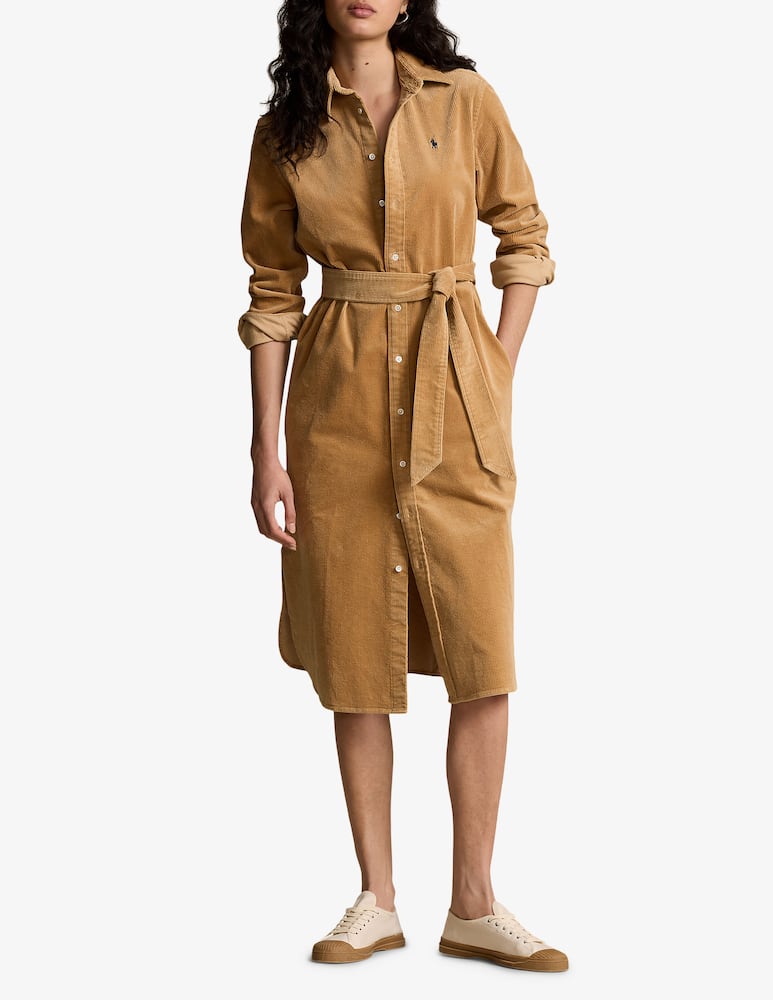 Polo Ralph Lauren Belted Corduroy Shirtdress  - picture 1