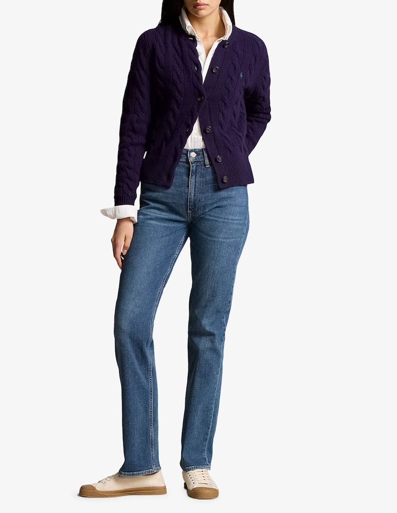 Polo Ralph Lauren Cardigan a trecce in lana e cashmere - immagine 2 Polo Ralph Lauren Cardigan a trecce in lana e cashmere - immagine 2