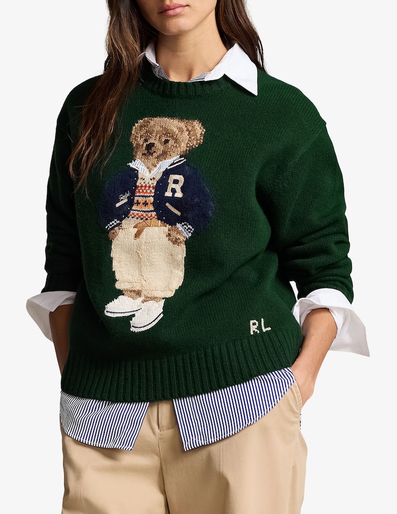 Polo Ralph Lauren Polo Bear Wool-Cashmere Jumper - picture 1 Polo Ralph Lauren Polo Bear Wool-Cashmere Jumper - picture 1