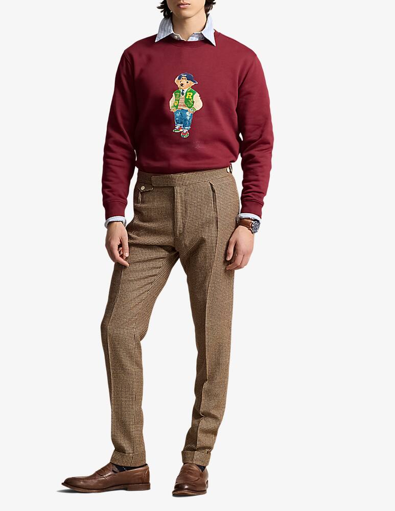 rinascente Polo Ralph Lauren Bear striped sweatshirt