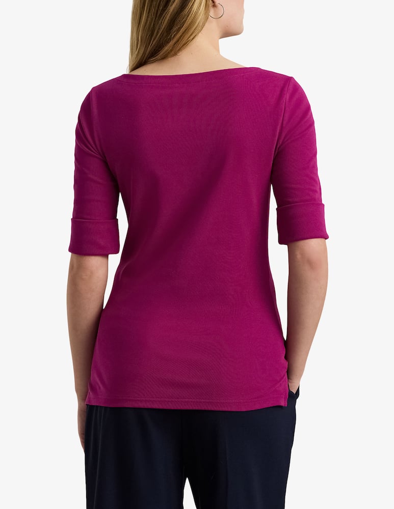 Lauren Ralph Lauren Top in misto cotone - immagine 3 Lauren Ralph Lauren Top in misto cotone - immagine 3