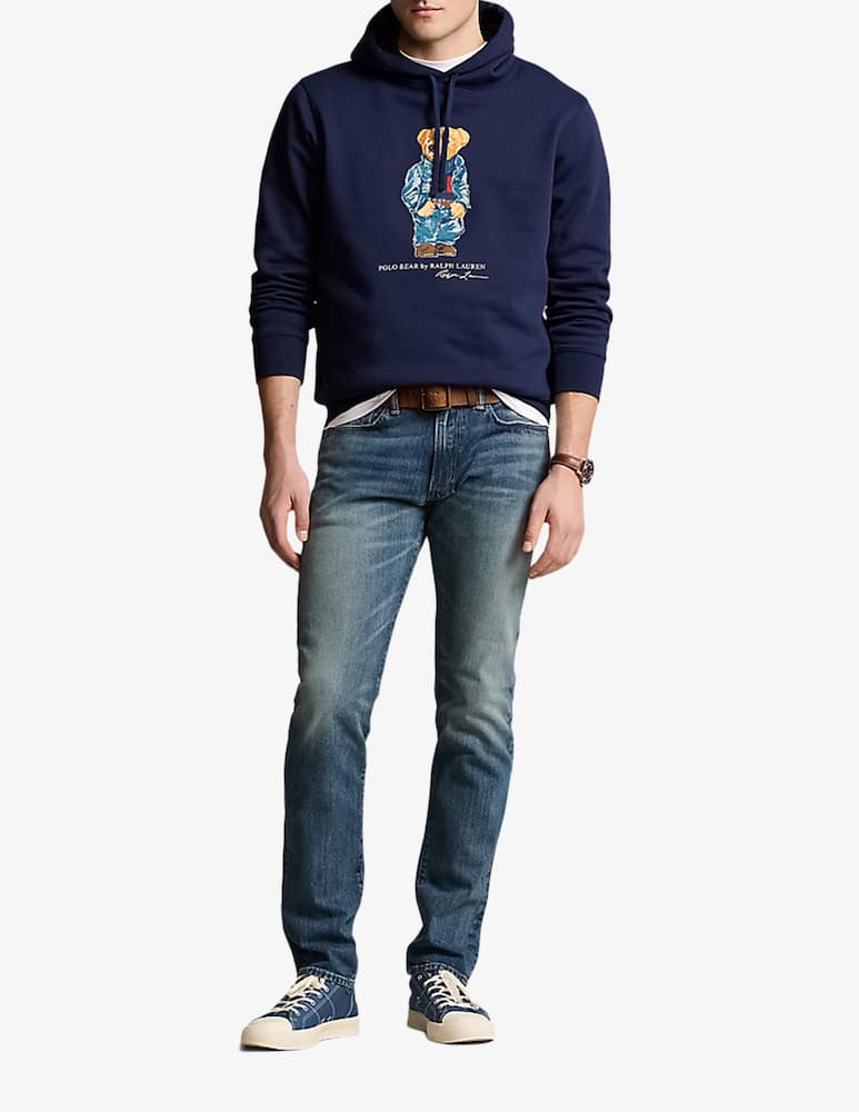 rinascente Polo Ralph Lauren Felpa con cappuccio bear rigata
