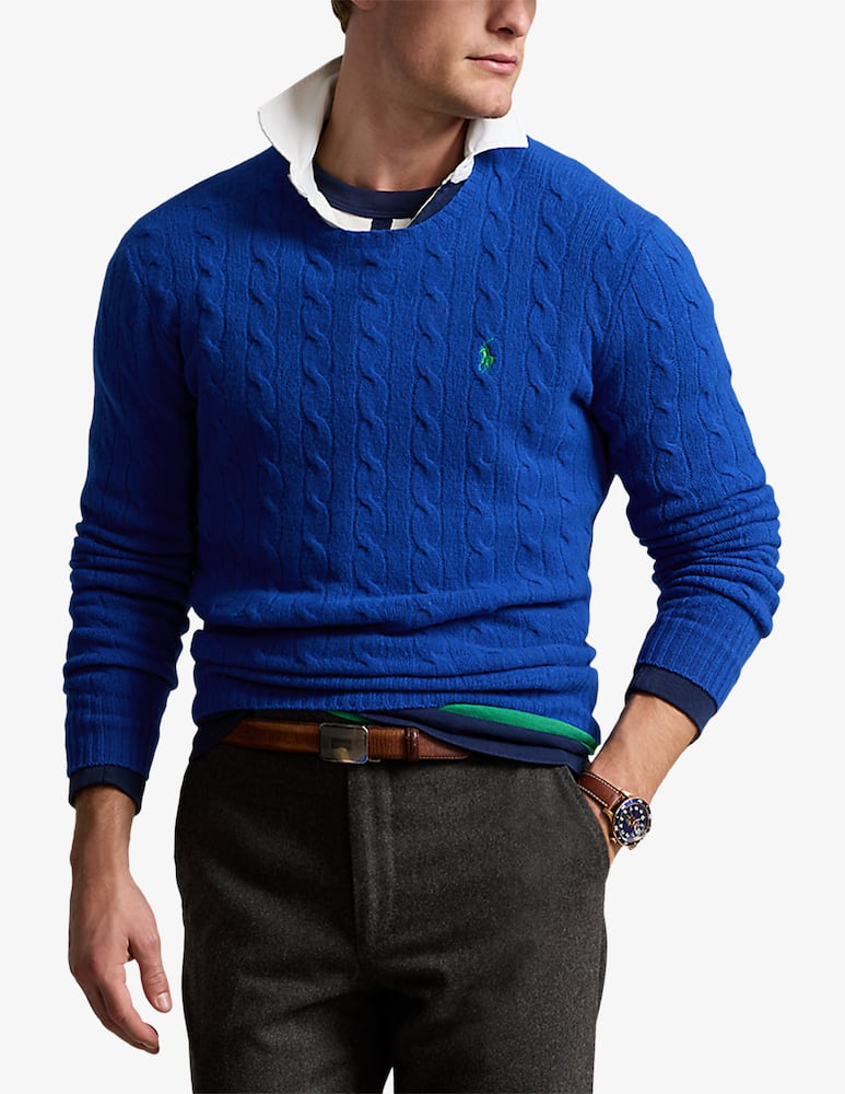 Polo Ralph Lauren Maglia girocollo misto lana cachemire fin7 - immagine 1 Polo Ralph Lauren Maglia girocollo misto lana cachemire fin7 - immagine 1