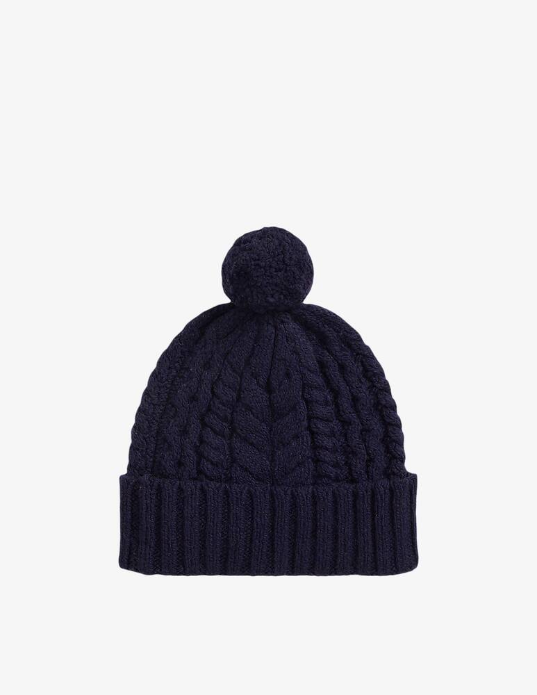 rinascente Polo Ralph Lauren Berretto Polo Bear a trecce con pompon