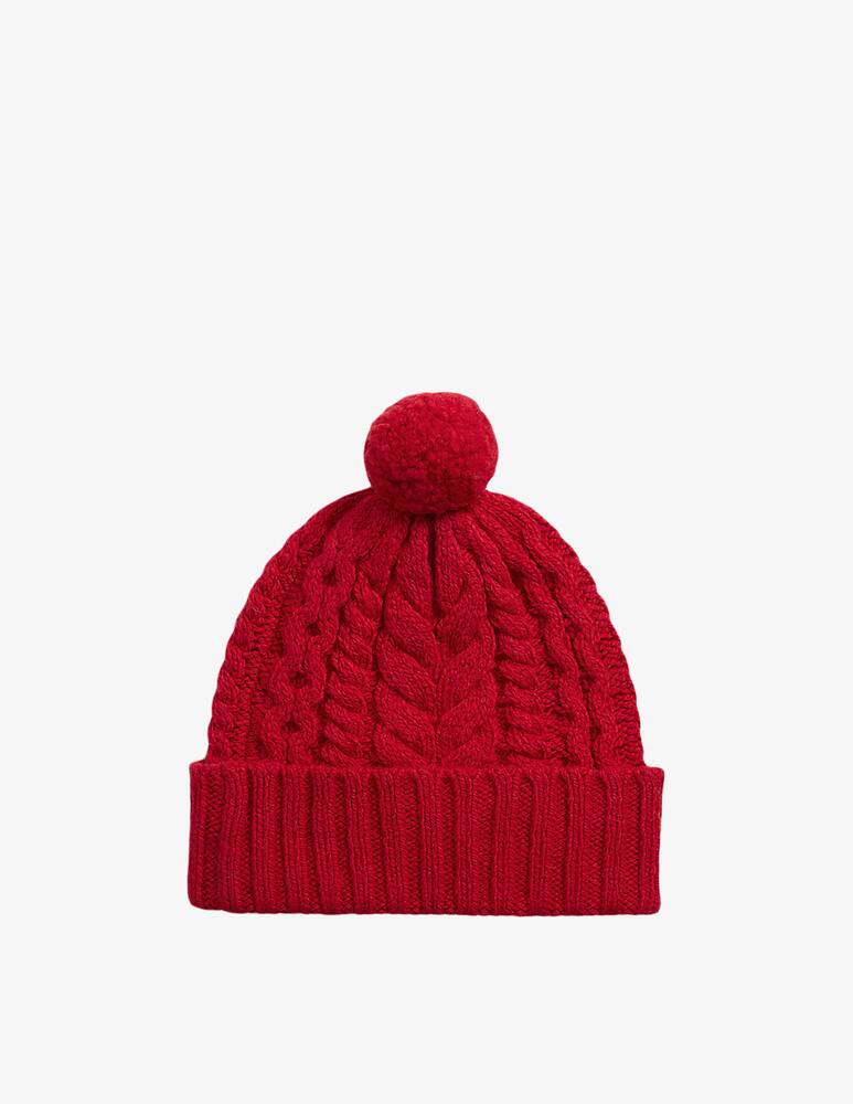 rinascente Polo Ralph Lauren Berretto Polo Bear a trecce con pompon