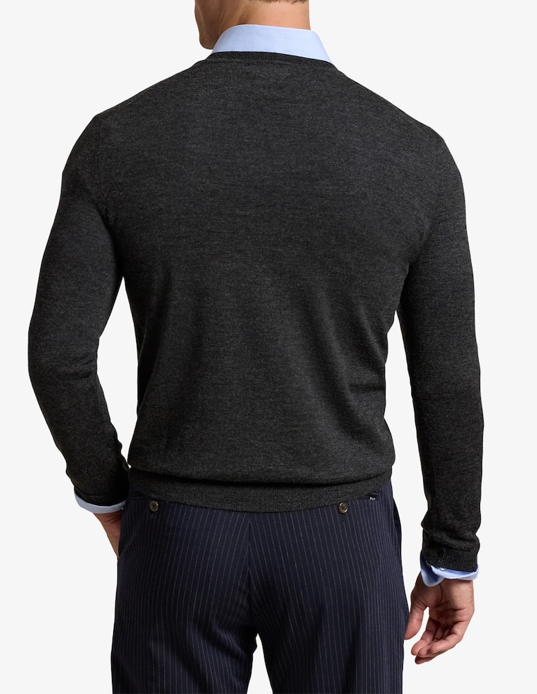 rinascente Polo Ralph Lauren Merino v neck jumper