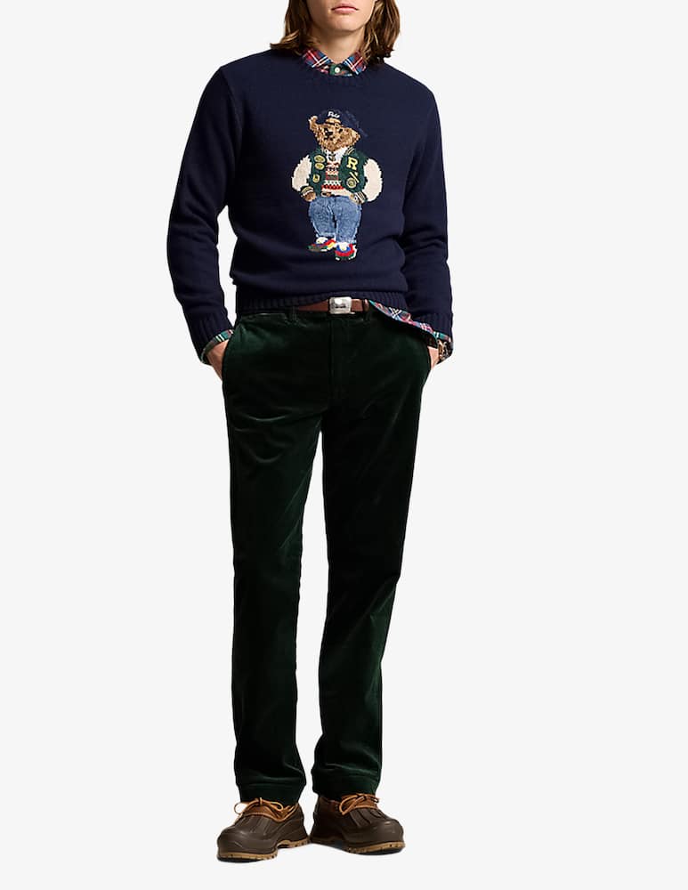 Polo Ralph Lauren Maglia girocollo in lana bear preppy - immagine 2 Polo Ralph Lauren Maglia girocollo in lana bear preppy - immagine 2