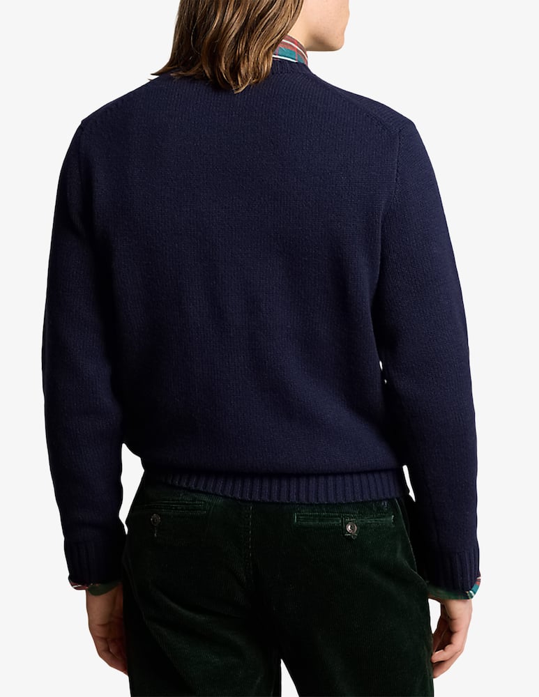 Polo Ralph Lauren Maglia girocollo in lana bear preppy - immagine 3 Polo Ralph Lauren Maglia girocollo in lana bear preppy - immagine 3