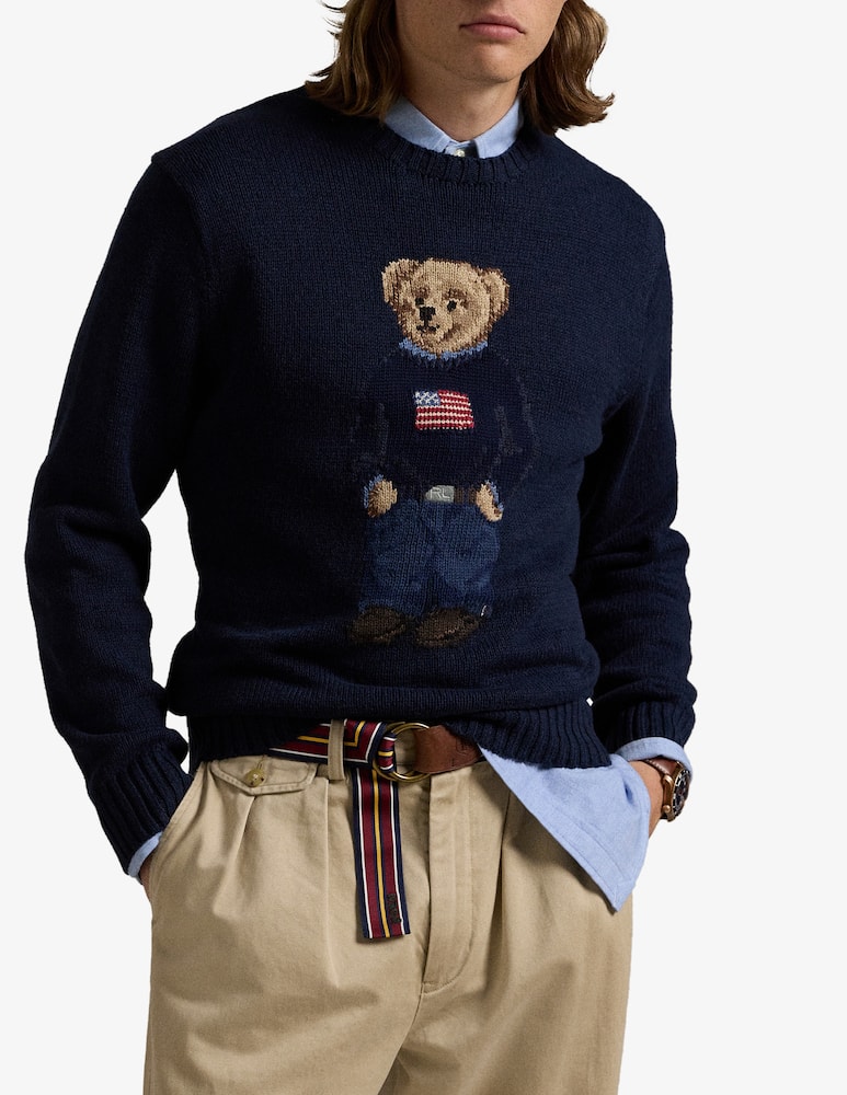 Polo Ralph Lauren Maglione orsetto flag - immagine 1 Polo Ralph Lauren Maglione orsetto flag - immagine 1