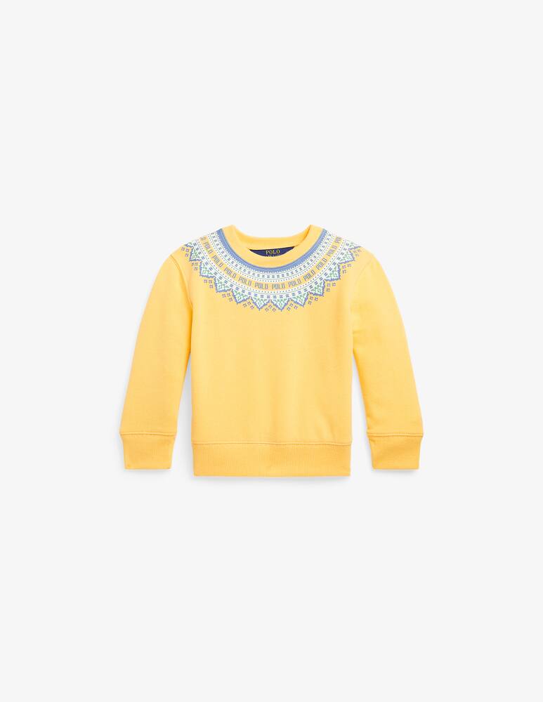 Polo Ralph Lauren Felpa in misto cotone fair isle - Giallo - immagine 1 Polo Ralph Lauren Felpa in misto cotone fair isle - Giallo - immagine 1