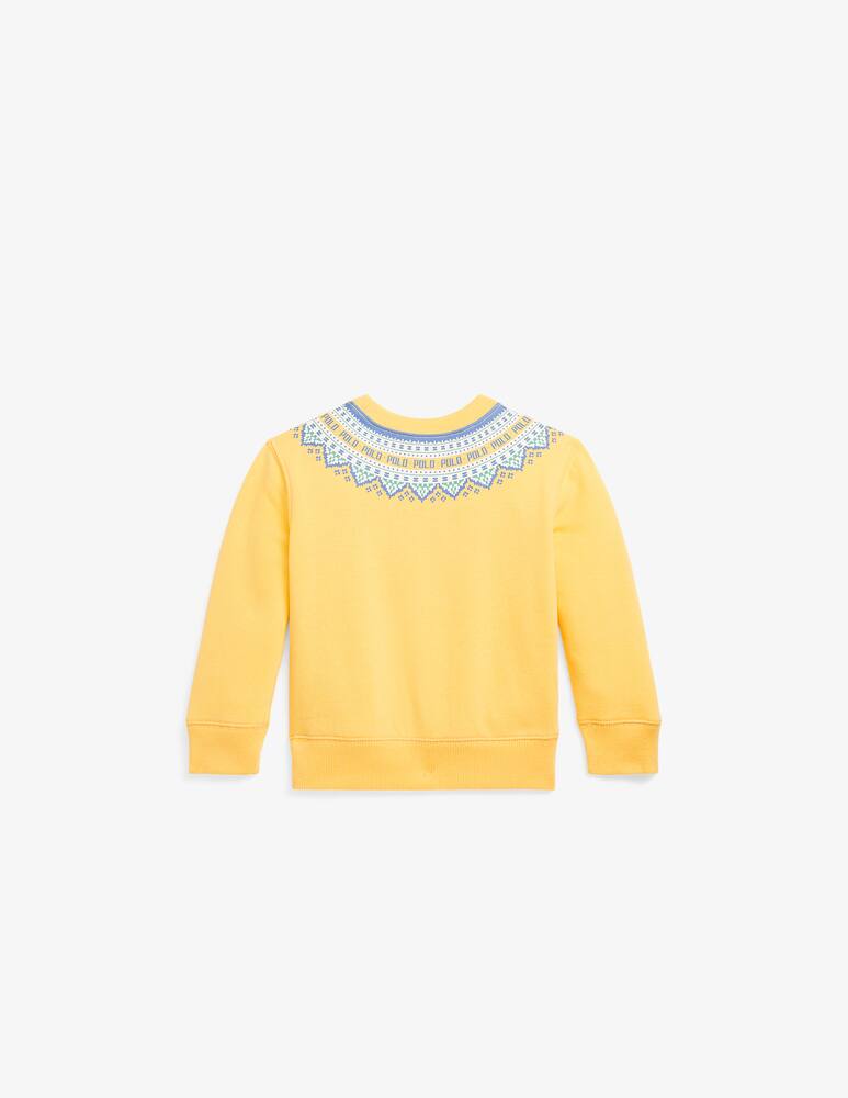 rinascente Polo Ralph Lauren Fair isle fleece sweatshirt - Yellow