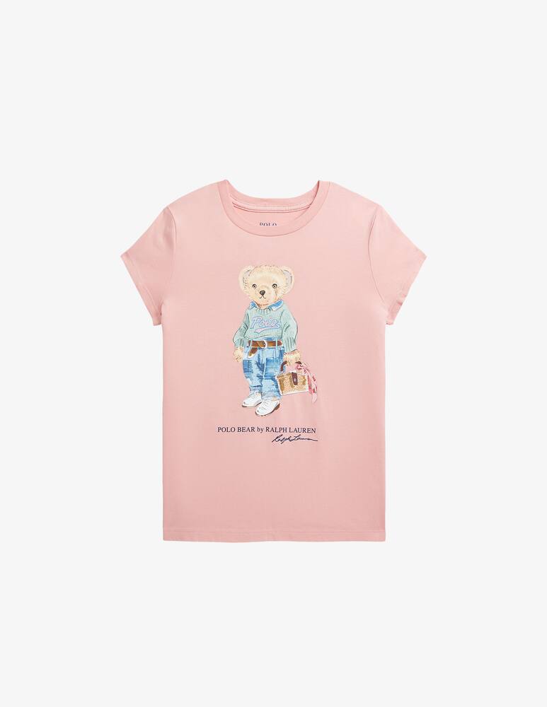 Polo Ralph Lauren Maglietta polo bear in jersey - Rosa - immagine 1 Polo Ralph Lauren Maglietta polo bear in jersey - Rosa - immagine 1
