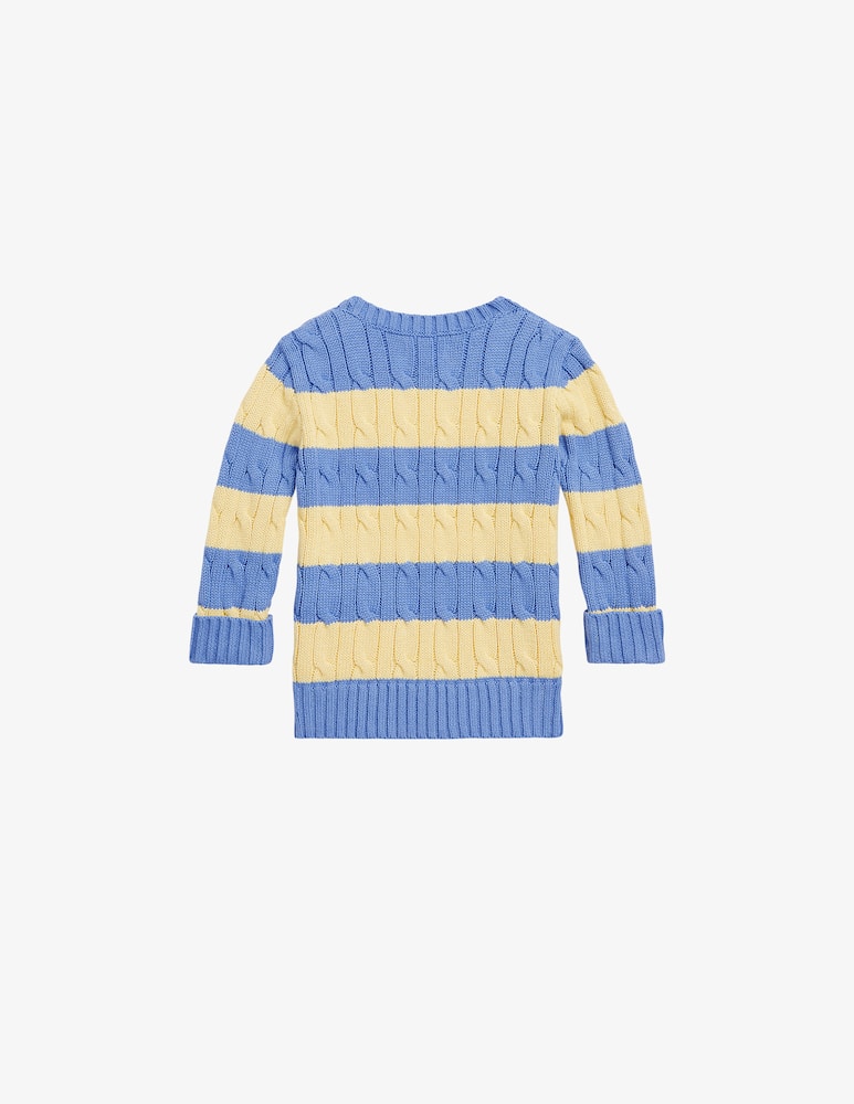 rinascente Polo Ralph Lauren Maglione in cotone a trecce - Azzurro