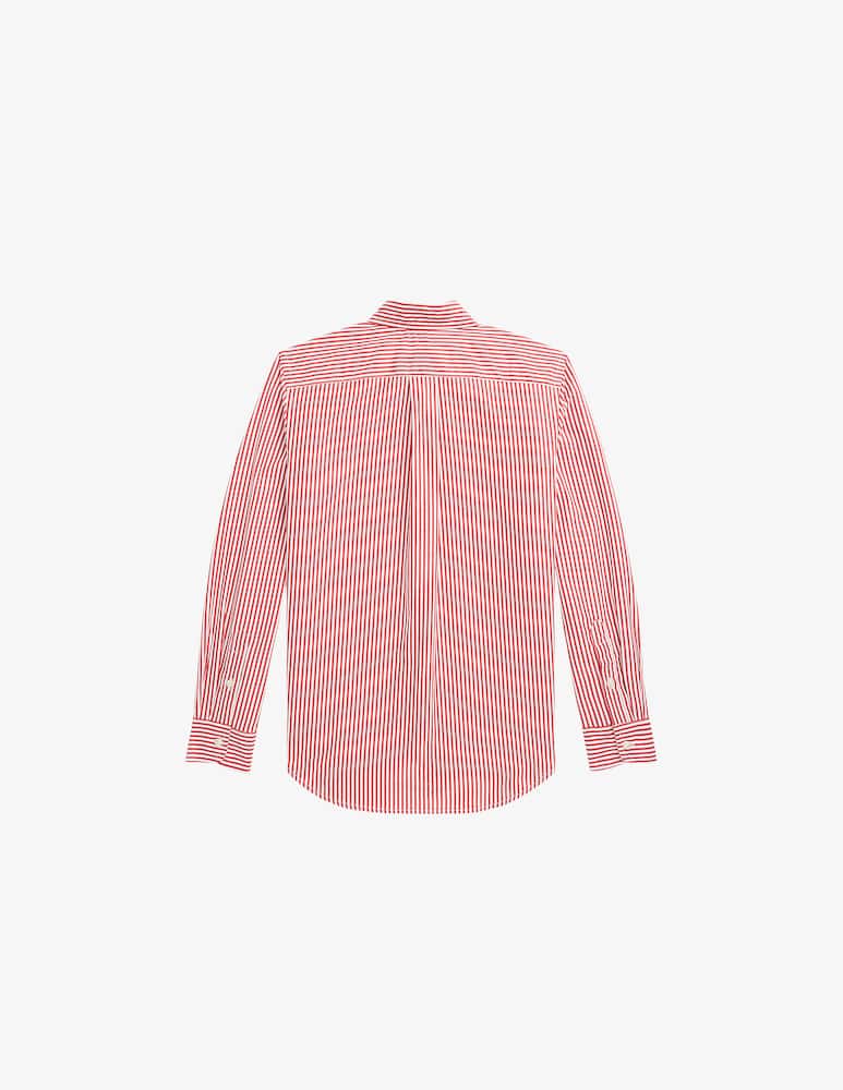 Polo Ralph Lauren Striped cotton poplin shirt - Red - picture 2 Polo Ralph Lauren Striped cotton poplin shirt - Red - picture 2