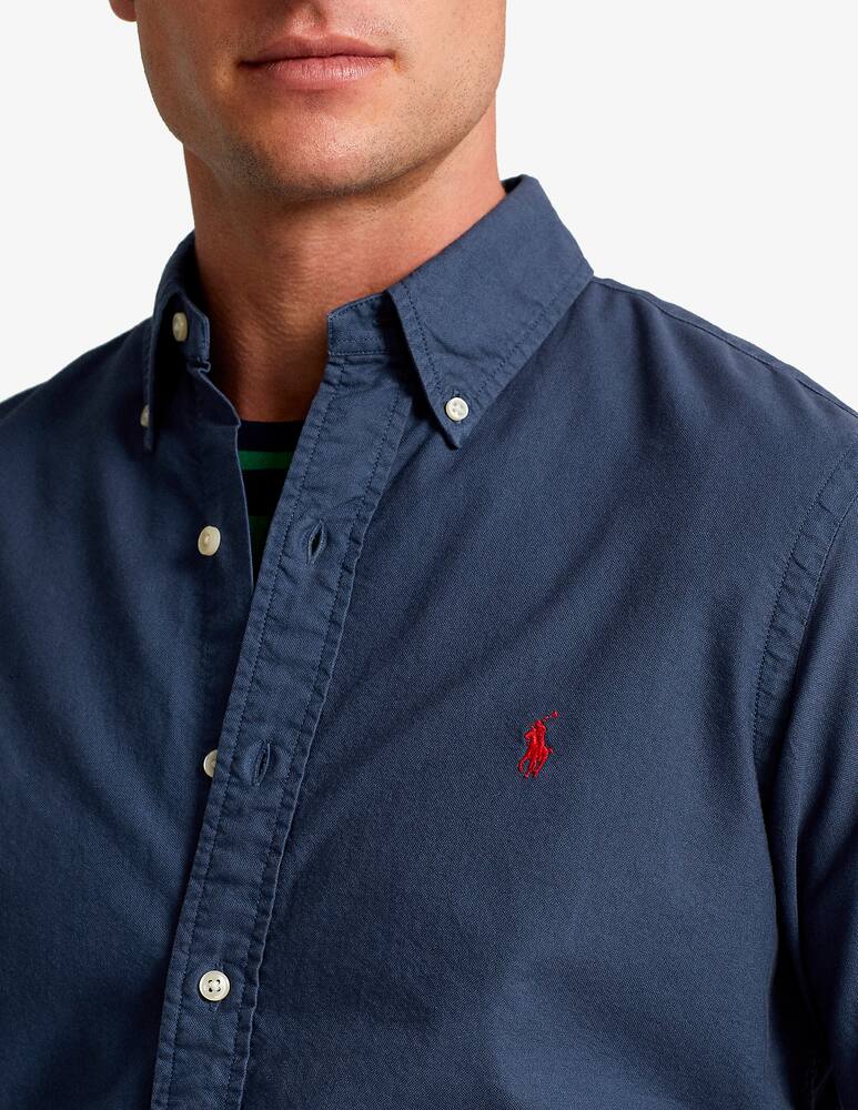 rinascente Polo Ralph Lauren Oxford custom shirt - Blue