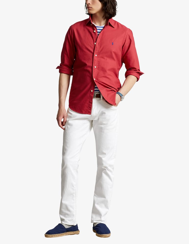 rinascente Polo Ralph Lauren Oxford custom shirt - Red