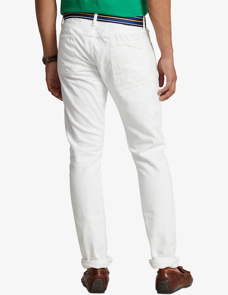 rinascente Polo Ralph Lauren Pantaloni in denim sullivan - Bianco