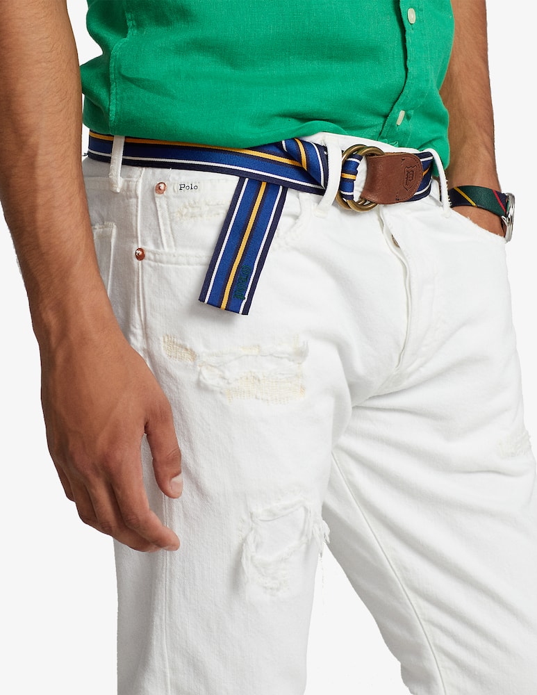 rinascente Polo Ralph Lauren Pantaloni in denim sullivan - Bianco