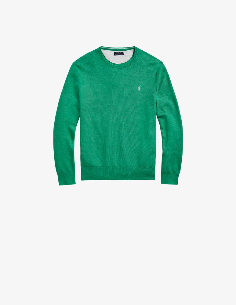 rinascente Polo Ralph Lauren Maglia girocollo in cotone pima nido dape - Verde