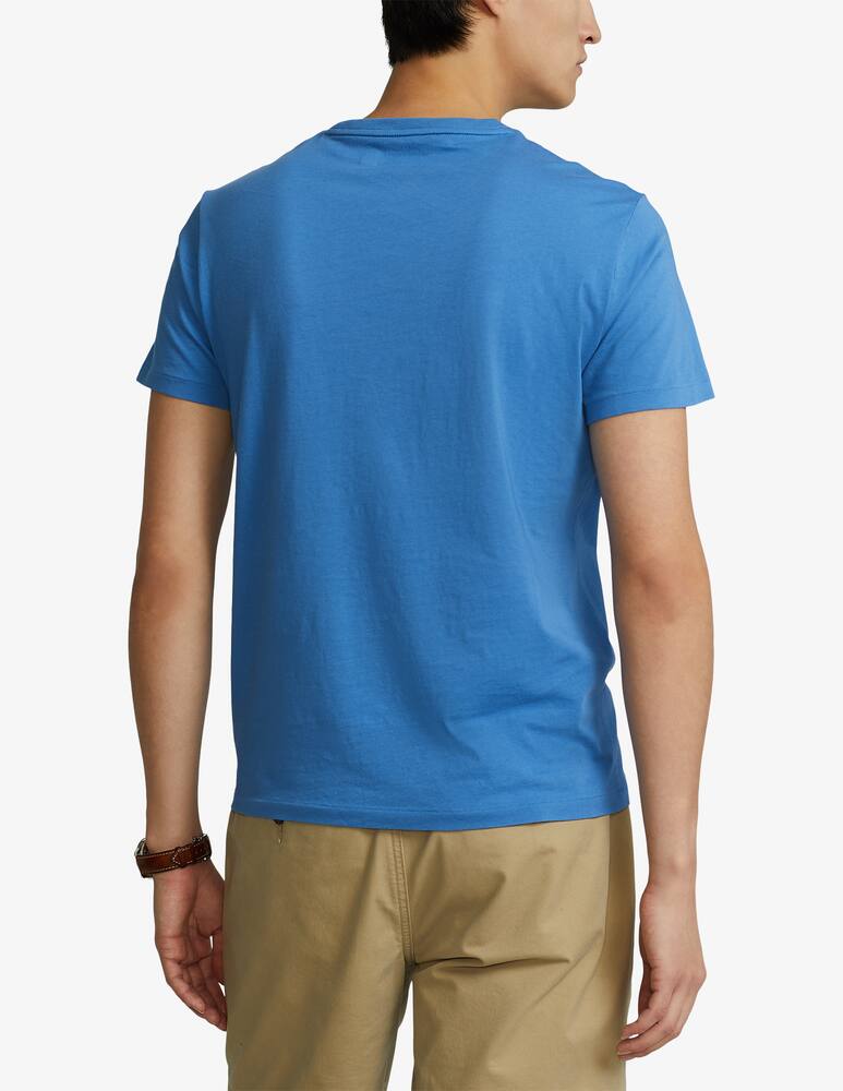 rinascente Polo Ralph Lauren Maglietta manica corta girocollo jersey fw22 - Blu