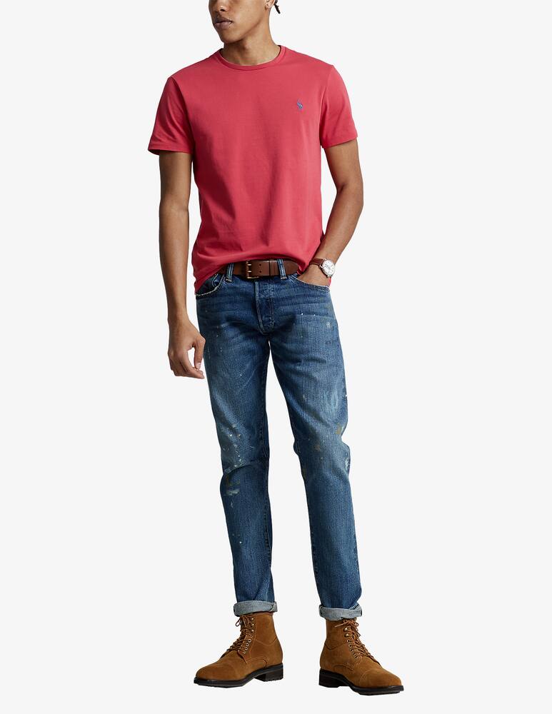 rinascente Polo Ralph Lauren Maglietta manica corta girocollo jersey fw22 - Rosso