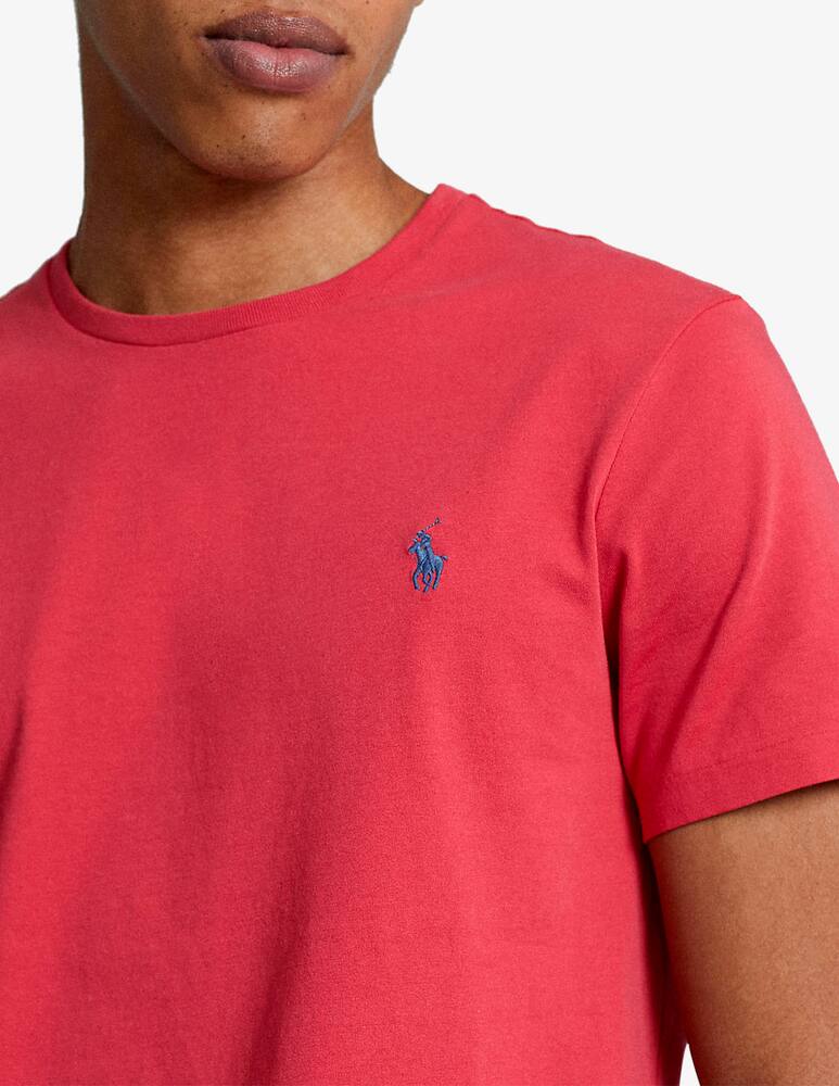 rinascente Polo Ralph Lauren Maglietta manica corta girocollo jersey fw22 - Rosso