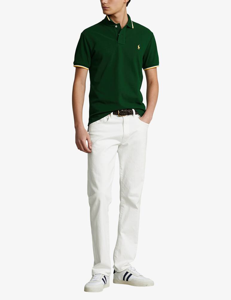 rinascente Polo Ralph Lauren Short sleeve polo mesh custom profiles - Green