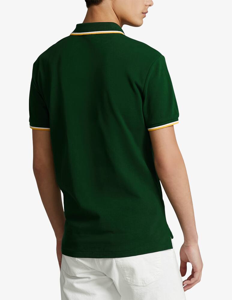 rinascente Polo Ralph Lauren Short sleeve polo mesh custom profiles - Green