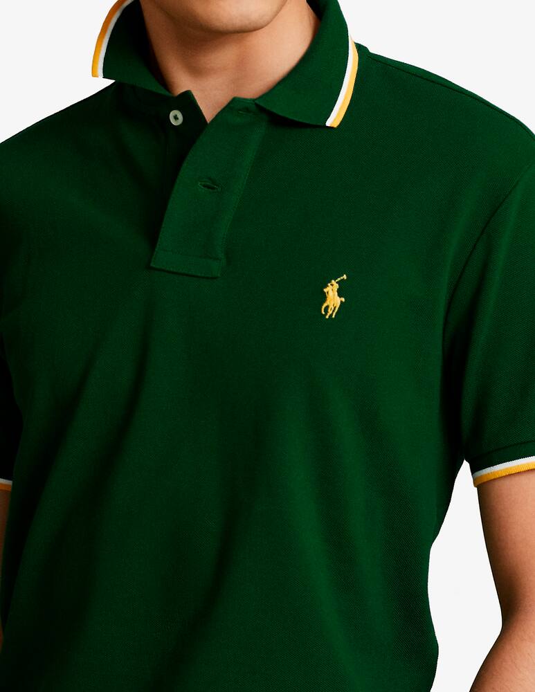 rinascente Polo Ralph Lauren Short sleeve polo mesh custom profiles - Green