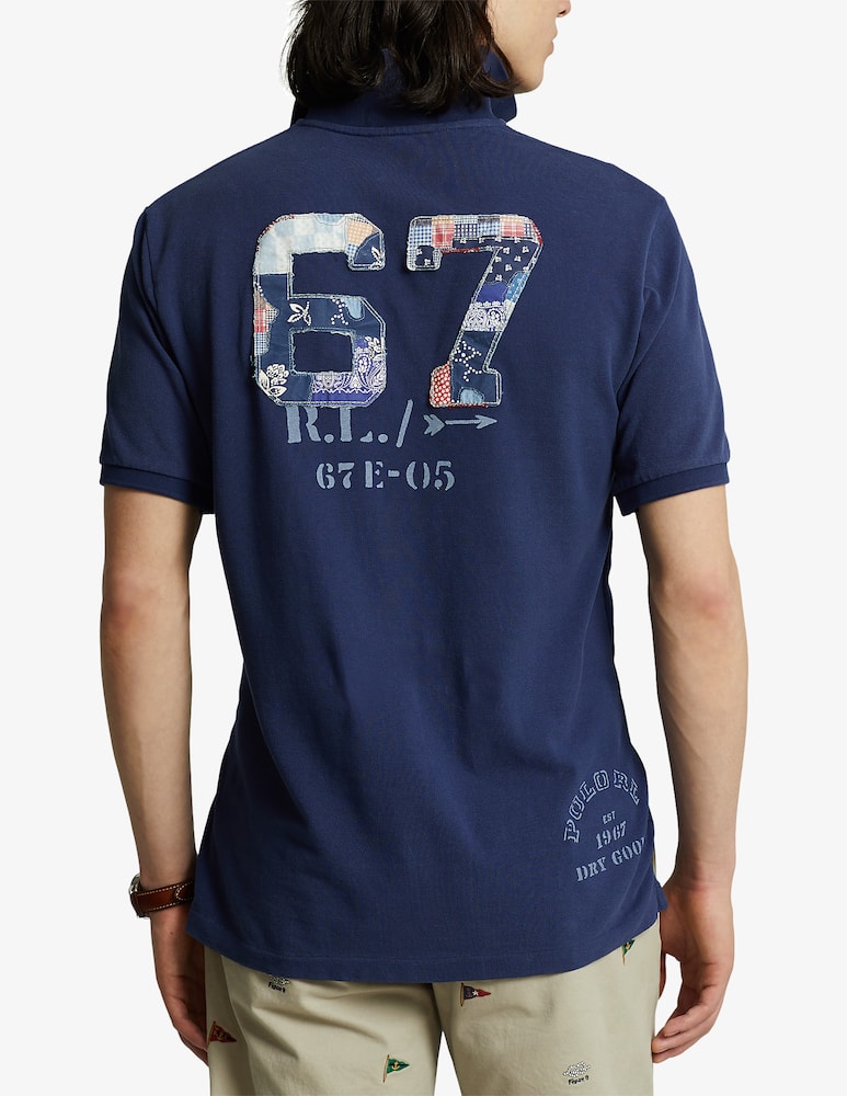 rinascente Polo Ralph Lauren Big pony patch short sleeve polo - Blue