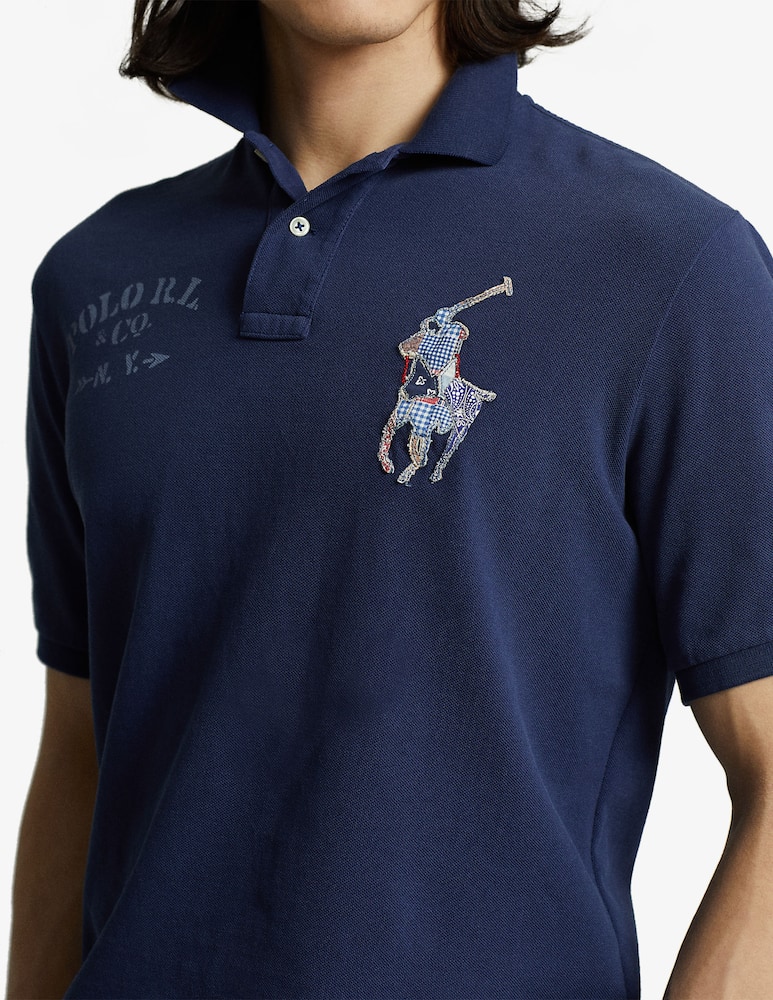 rinascente Polo Ralph Lauren Big pony patch short sleeve polo - Blue