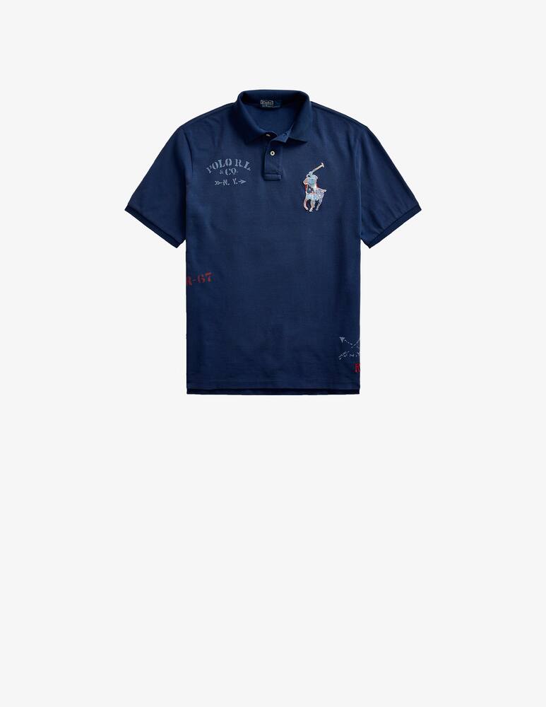 rinascente Polo Ralph Lauren Big pony patch short sleeve polo - Blue
