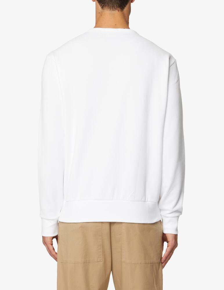 rinascente Polo Ralph Lauren Patch logo crew sweatshirt - White
