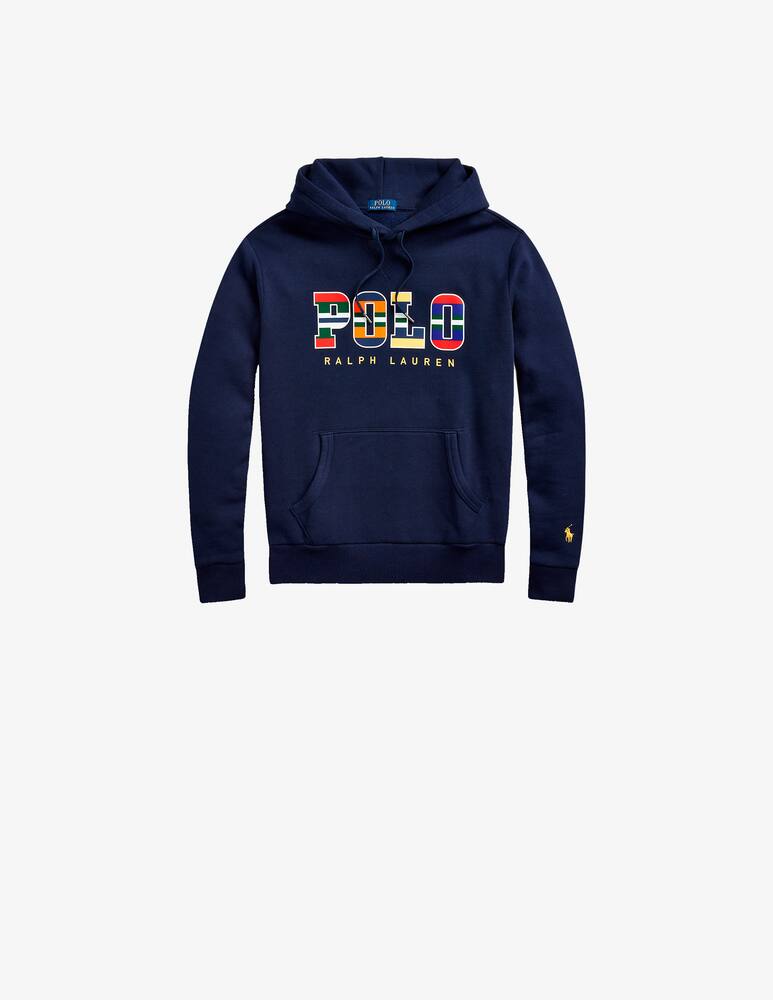 rinascente Polo Ralph Lauren Patch logo hoodie - Blue
