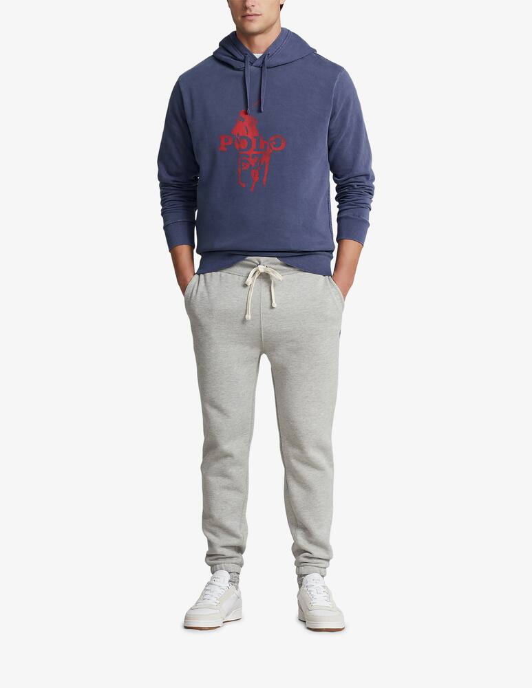 rinascente Polo Ralph Lauren Pony print hoodie - Blue