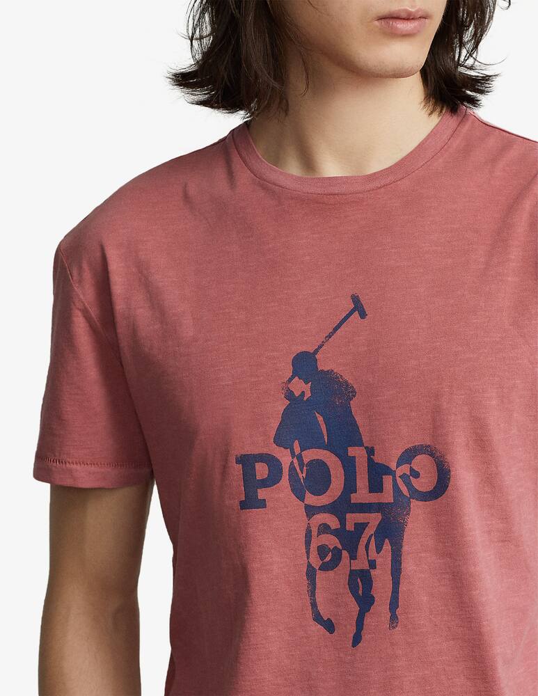 rinascente Polo Ralph Lauren Maglietta manica corta stampa polo - Rosso