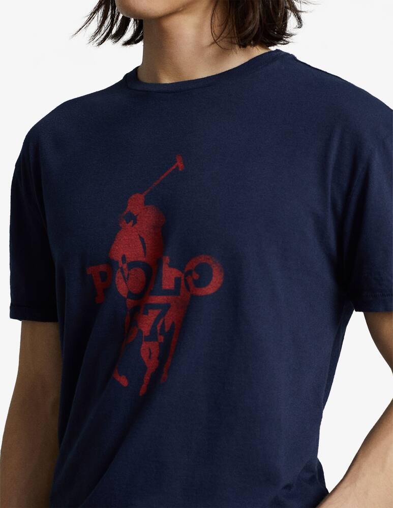 rinascente Polo Ralph Lauren Short sleeve t-shirt polo print - Blue