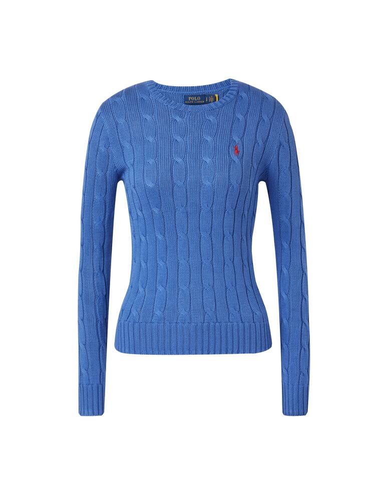 rinascente Polo Ralph Lauren Maglia in cotone a trecce Julianna - blu