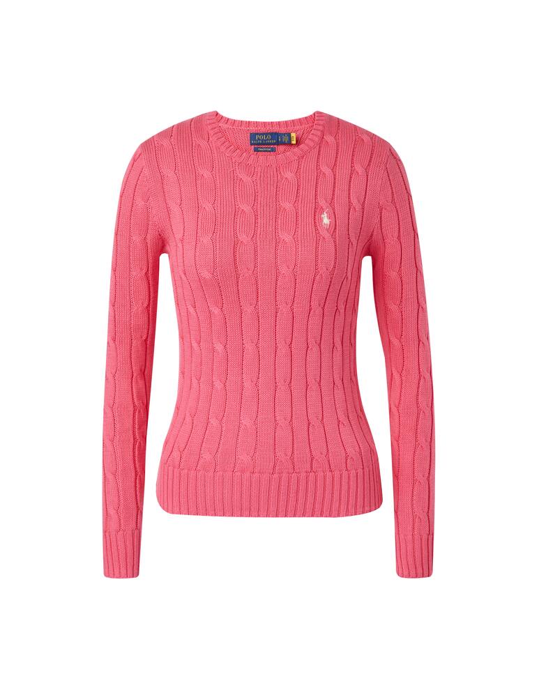 rinascente Polo Ralph Lauren Maglia in cotone a trecce Julianna - rosa