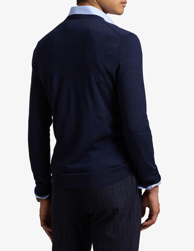 Polo Ralph Lauren Maglia scollo v merino - immagine 3 Polo Ralph Lauren Maglia scollo v merino - immagine 3