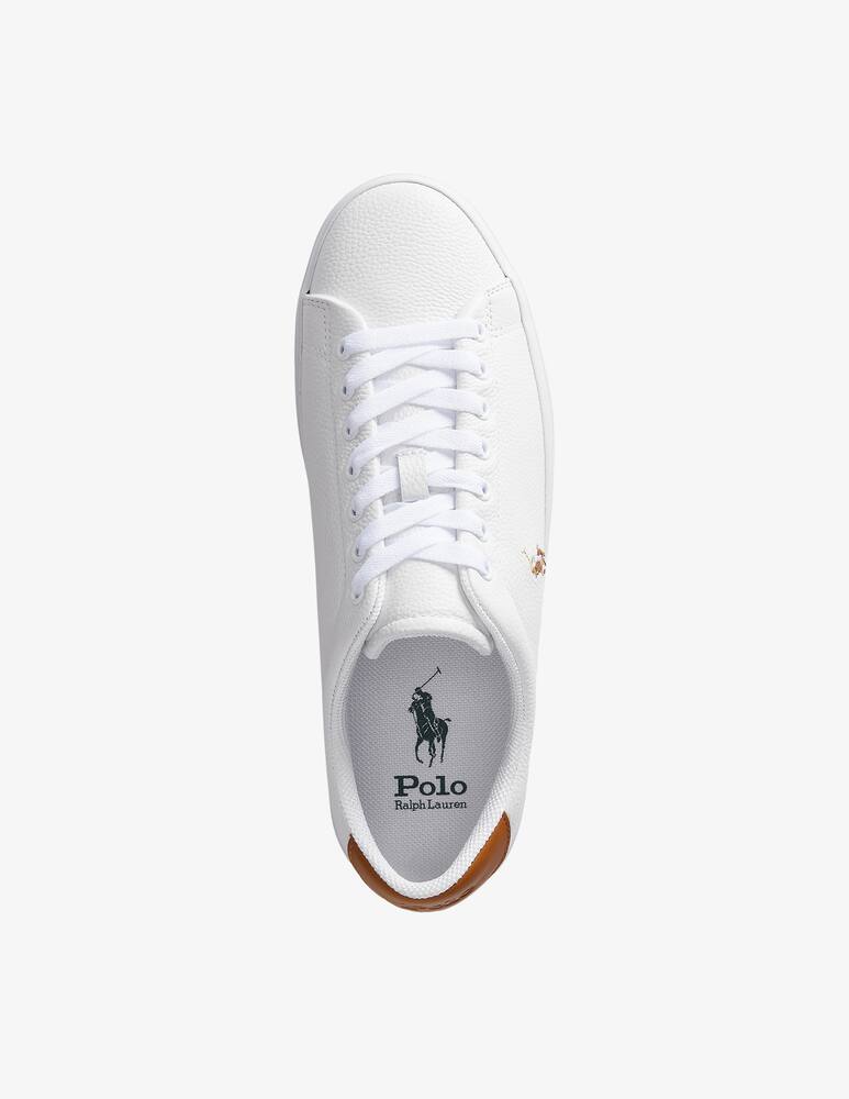 rinascente Polo Ralph Lauren Scarpe longwood in pelle martellata 