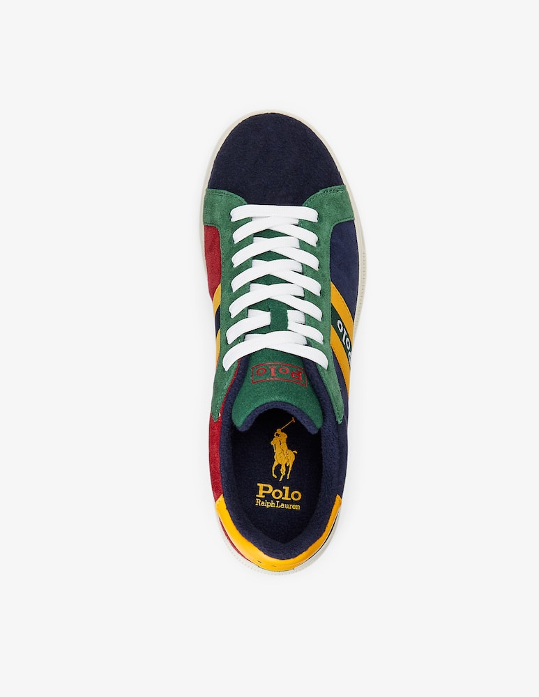 Polo Ralph Lauren Sneakers scamosciate heritage court - Multicolor - immagine 3 Polo Ralph Lauren Sneakers scamosciate heritage court - Multicolor - immagine 3