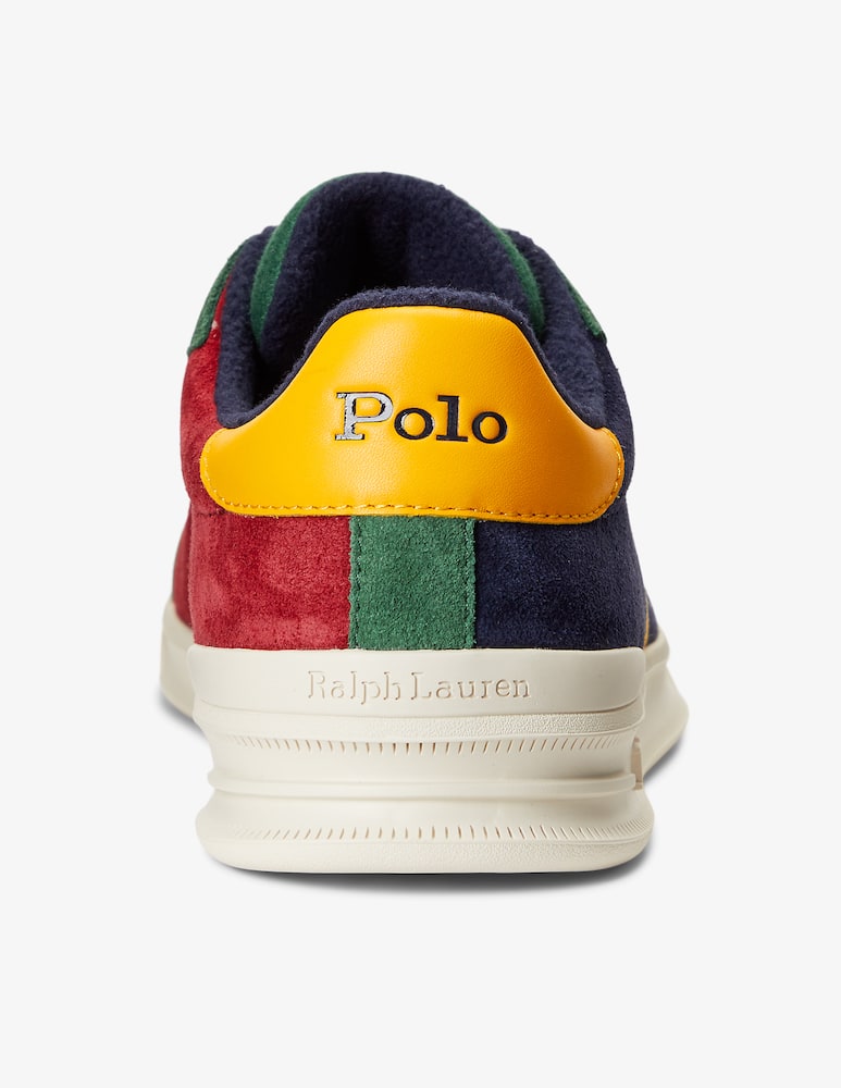 Polo Ralph Lauren Sneakers scamosciate heritage court - Multicolor - immagine 4 Polo Ralph Lauren Sneakers scamosciate heritage court - Multicolor - immagine 4
