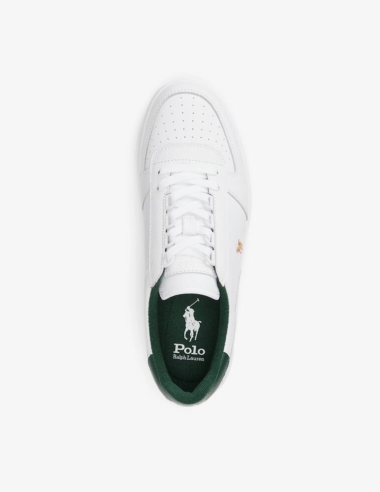rinascente Polo Ralph Lauren Polo court leather sneakers - White
