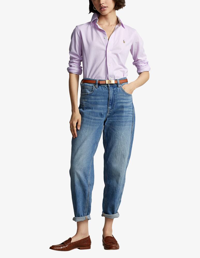 rinascente Polo Ralph Lauren Camicia skinny a maniche lunghe Heidi - Viola