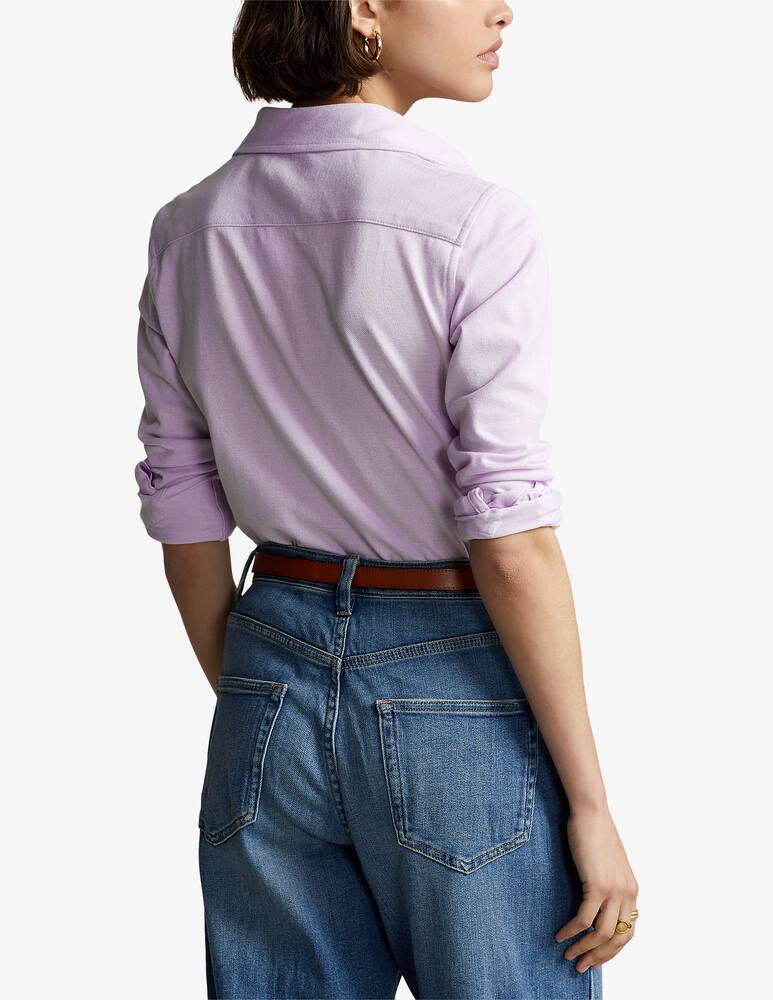 rinascente Polo Ralph Lauren Camicia skinny a maniche lunghe Heidi - Viola