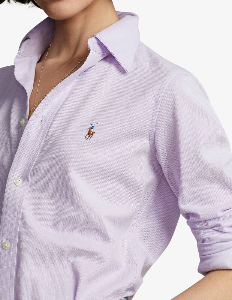 rinascente Polo Ralph Lauren Camicia skinny a maniche lunghe Heidi - Viola