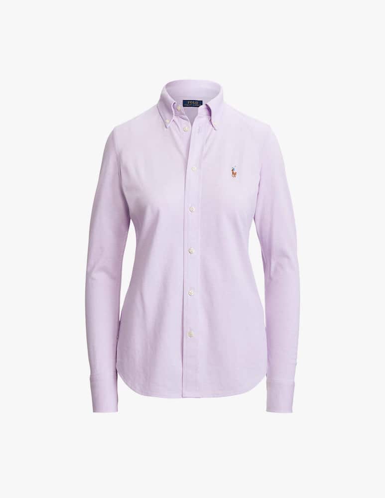 rinascente Polo Ralph Lauren Camicia skinny a maniche lunghe Heidi - Viola